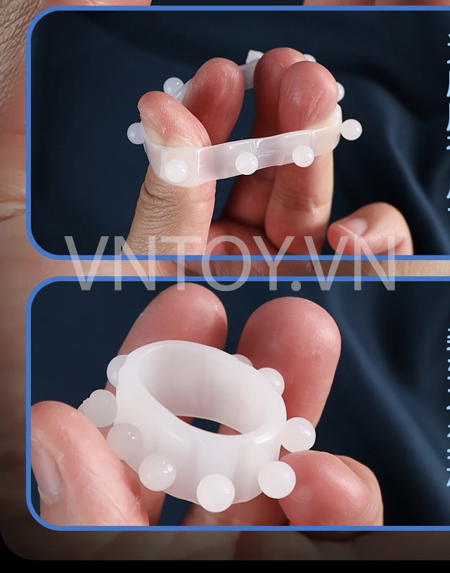 Vòng đeo dương vật bi gai đặc siêu kích thích