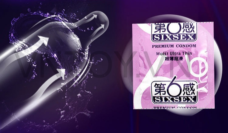 Bao cao su Six Sex chính hãng siêu mỏng băng hỏa gân gai