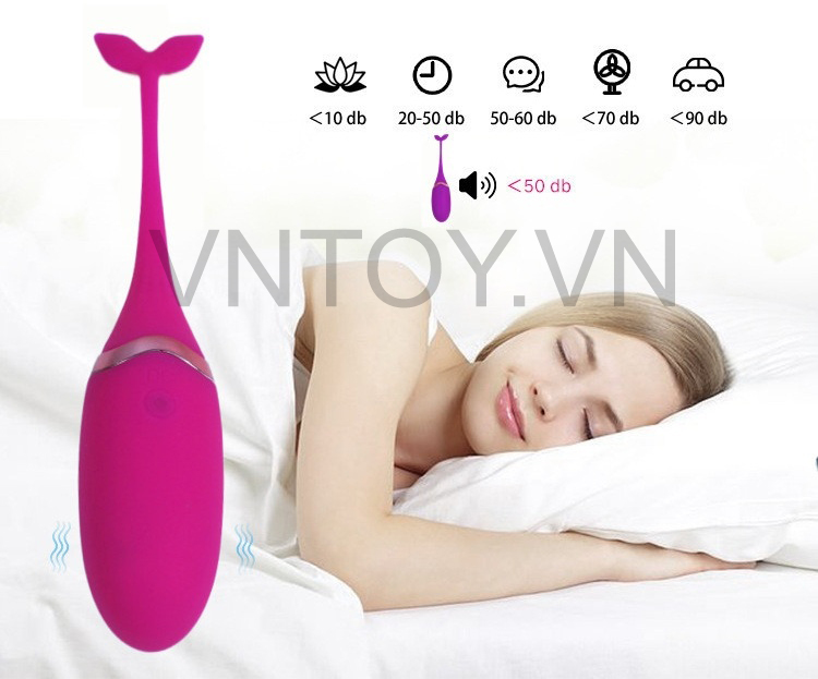 Trứng rung cá heo điều khiển từ xa có đuôi