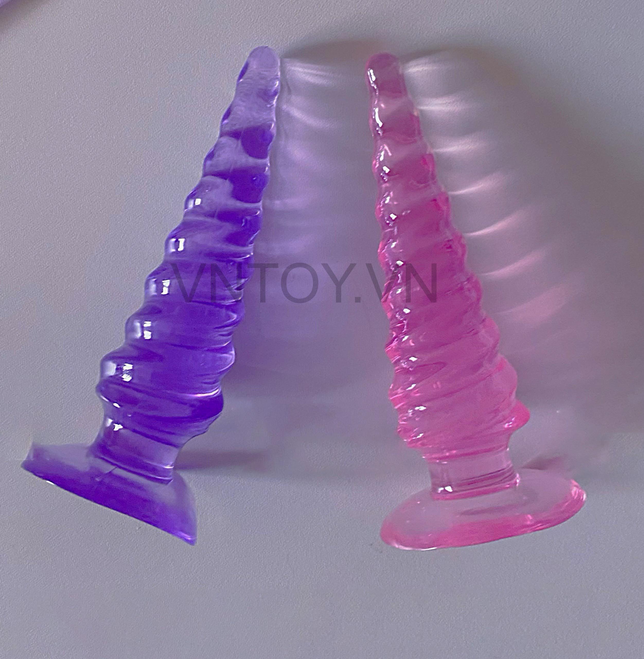 Phích cắm hậu môn hình xoắn ốc Plug Silicon