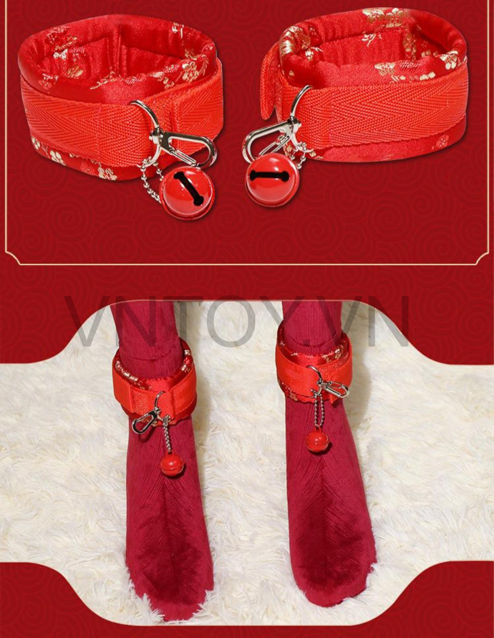 Đồ chơi bạo dâm BDSM 7 món phong cách hoa lá