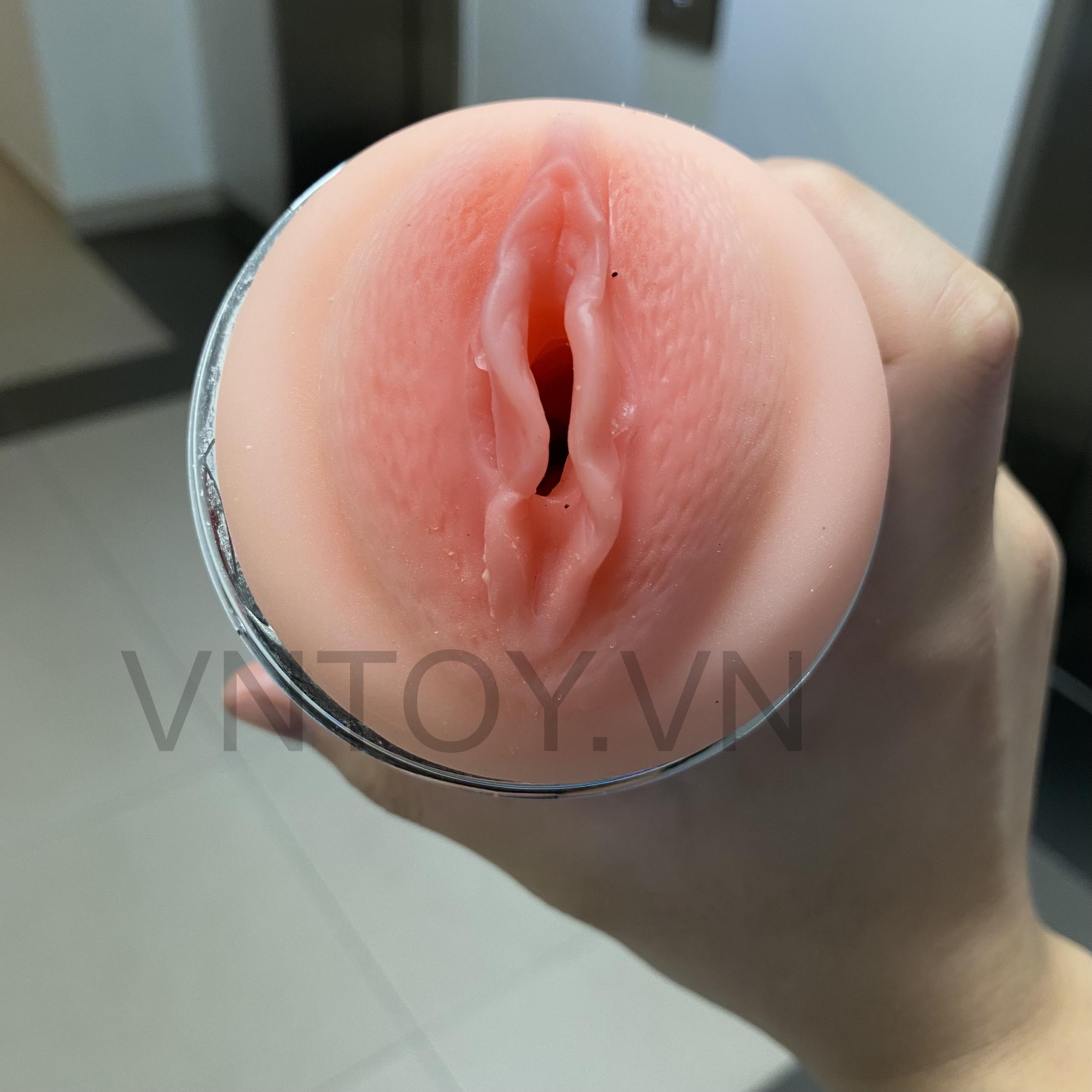 Cốc thủ dâm 2 đầu tự động rung rên la sưởi ấm hình âm đạo và môi