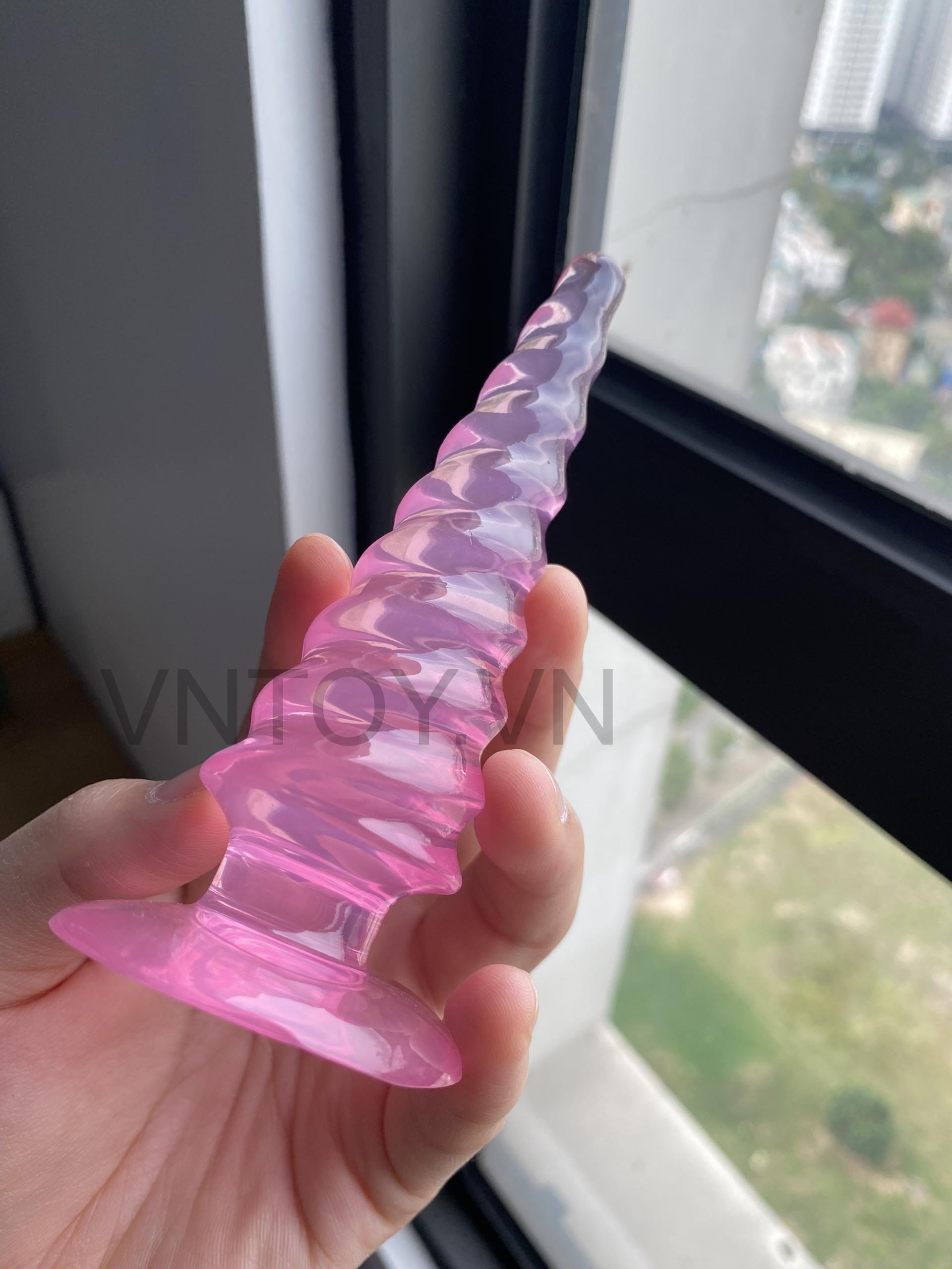 Phích cắm hậu môn hình xoắn ốc Plug Silicon