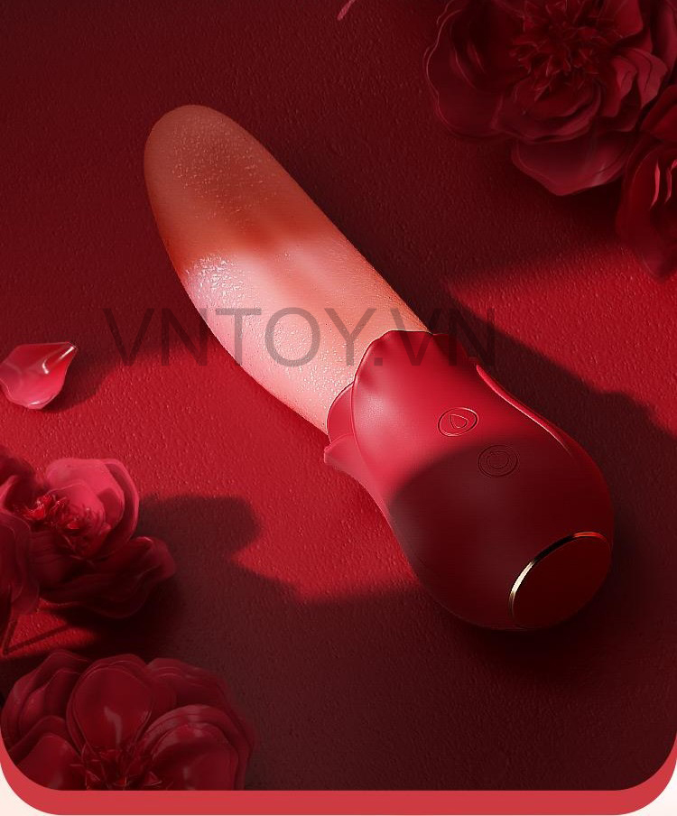 Lưỡi liếm âm đạo Silicon cảm giác như thật rung 12 chế độ