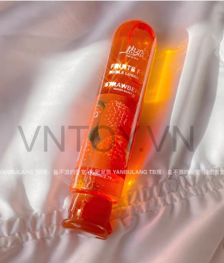 Gel bôi trơn hương trái cây Cam Cherry Dâu Đào Việt Quất nuốt được