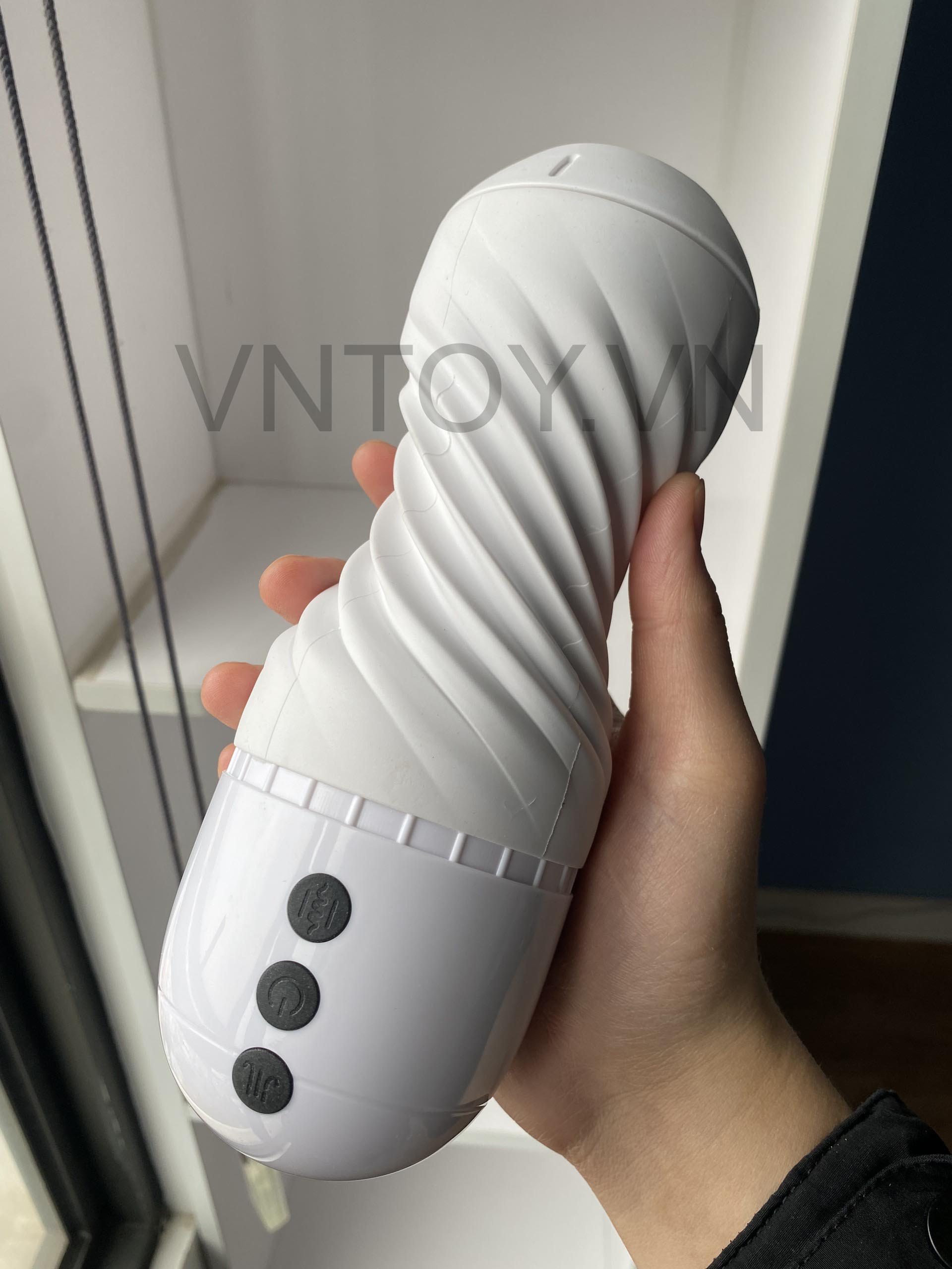 Cốc thủ dâm hút xoắn rung dương vật cao cấp