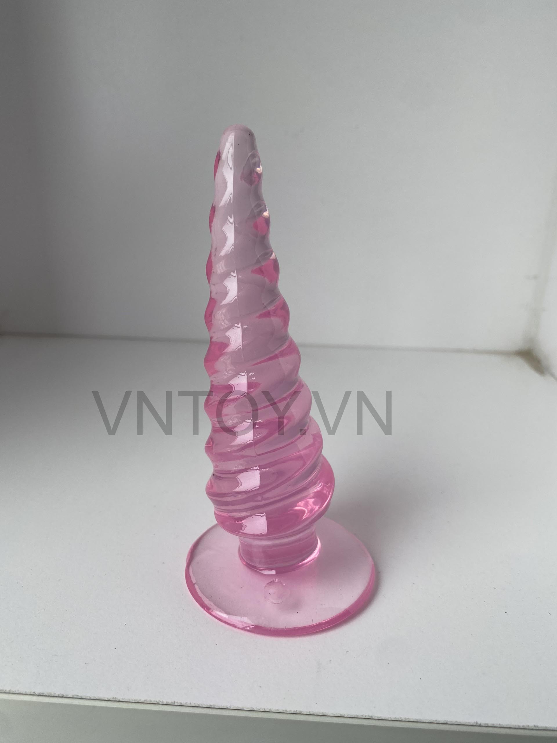 Phích cắm hậu môn hình xoắn ốc Plug Silicon