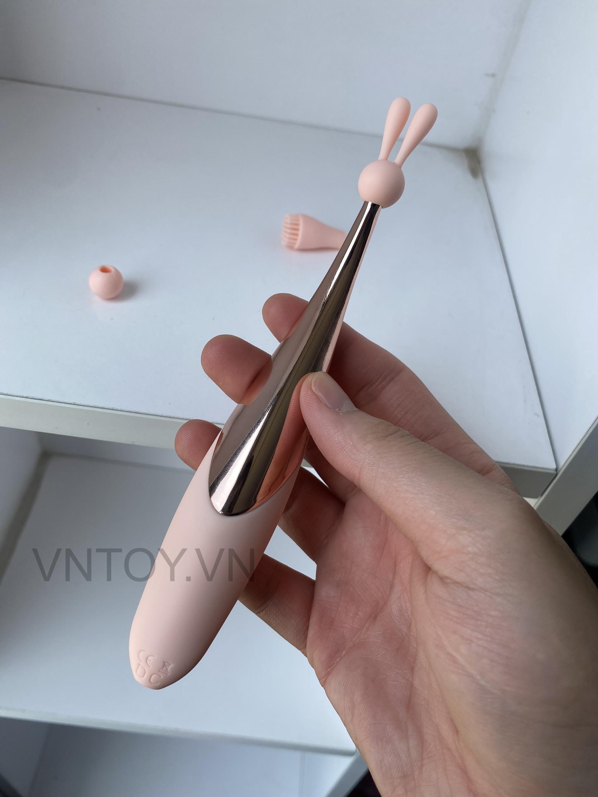 Bút rung 4 đầu thay thế sạc pin cao cấp