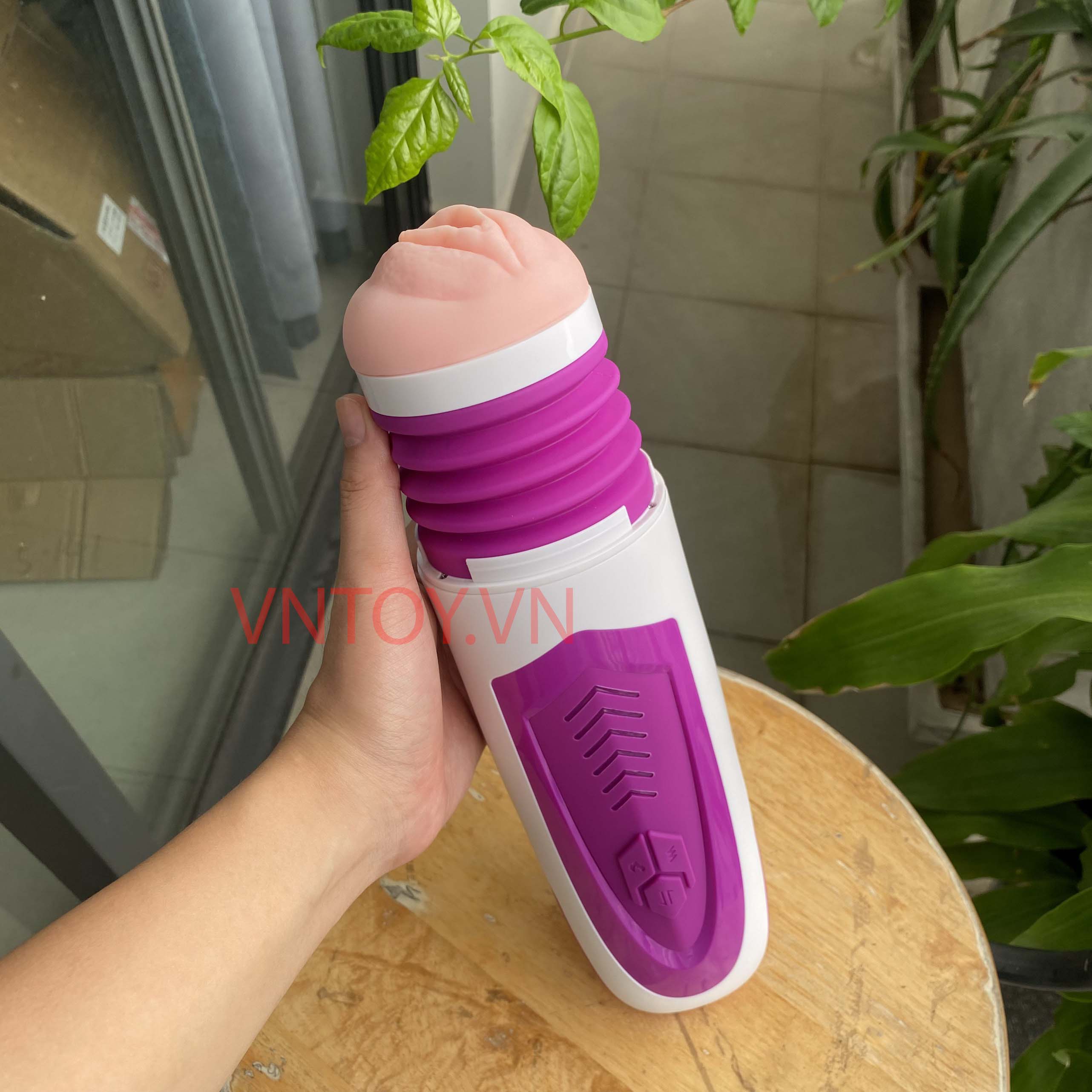 Âm đạo giả Dibe Ferrady tự động rung thụt tỏa nhiệt rên la