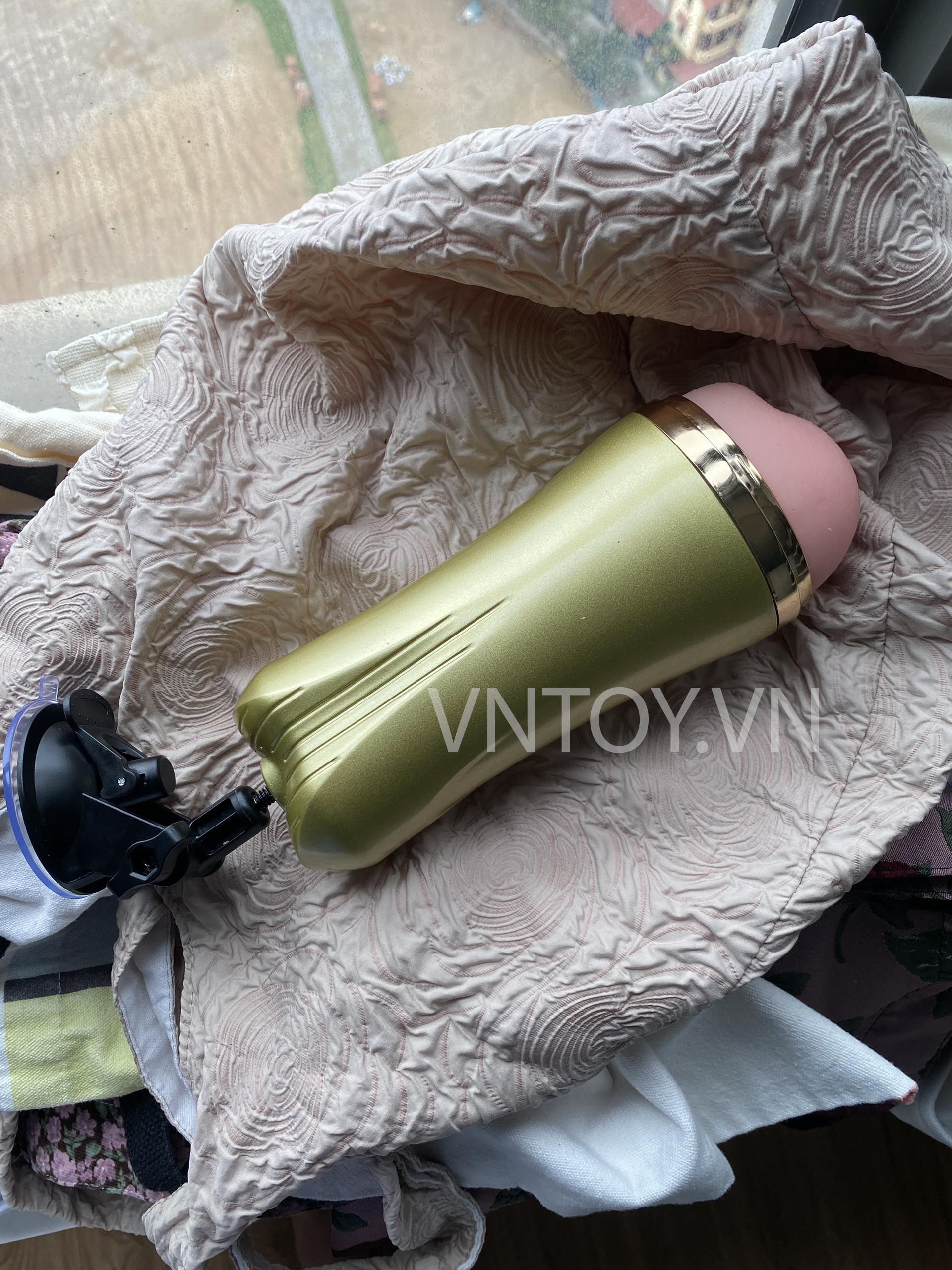 Âm đạo giả gắn tường cao cấp kèm lỗ hậu môn Jiuai