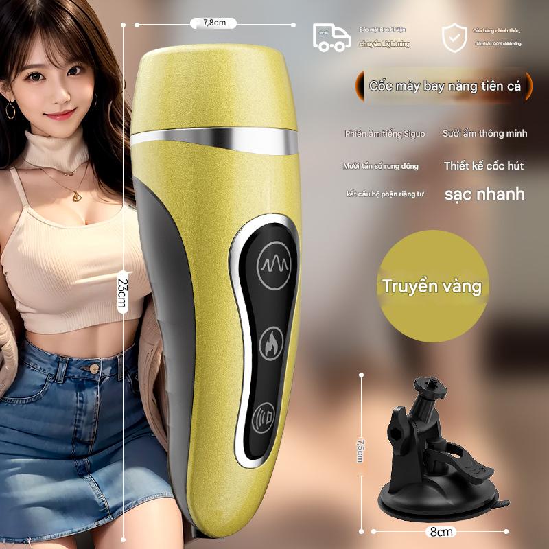 Âm Đạo Giả Gắn Tường Tự Động Sưởi Ấm Rung Âm Thanh Sống Động