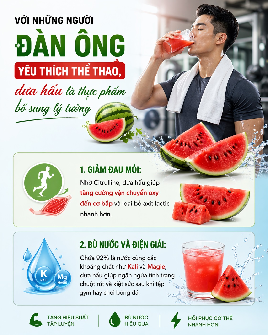 Ăn Dưa Hấu Có Tốt Cho Đàn Ông Không? Sự Thật Khiến Bạn Ngạc Nhiên