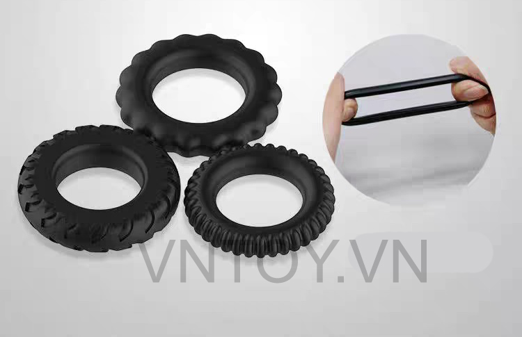 Vòng đeo Baile Titan chống xuất tinh sớm - Hộp 3 cái