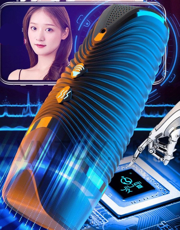 Cốc thủ dâm gắn tường rung rên có chân đế tặng kèm tai nghe