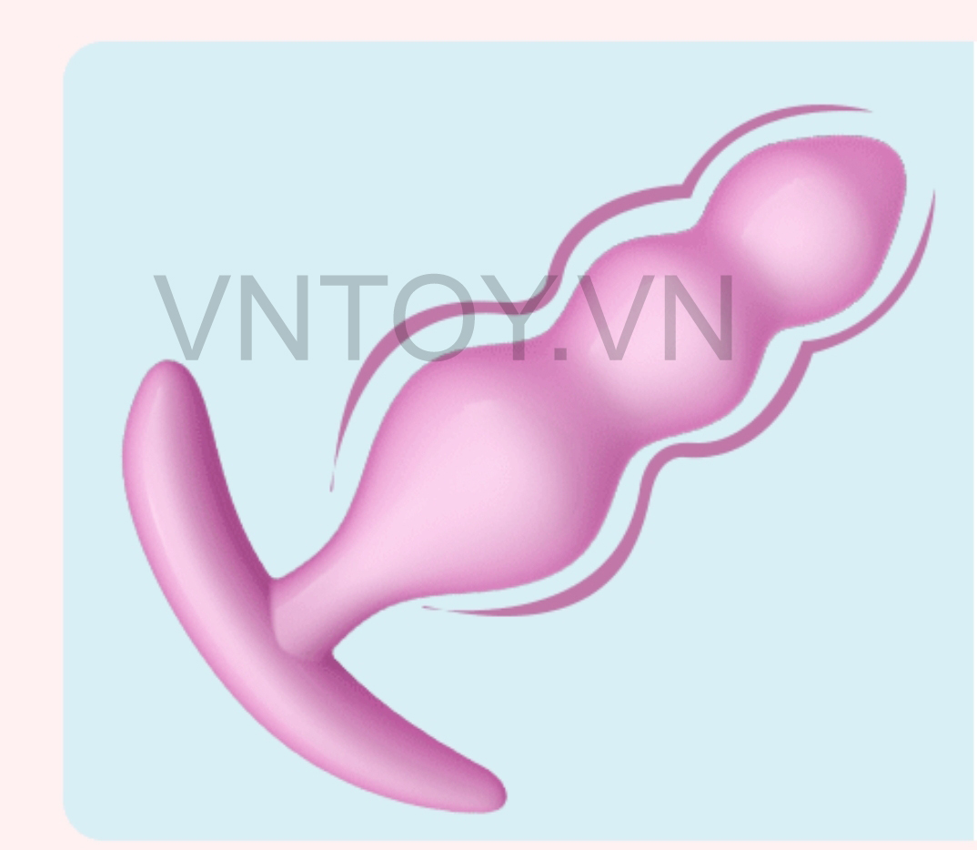 Phích cắm hậu môn Silicon TPE nhiều khúc