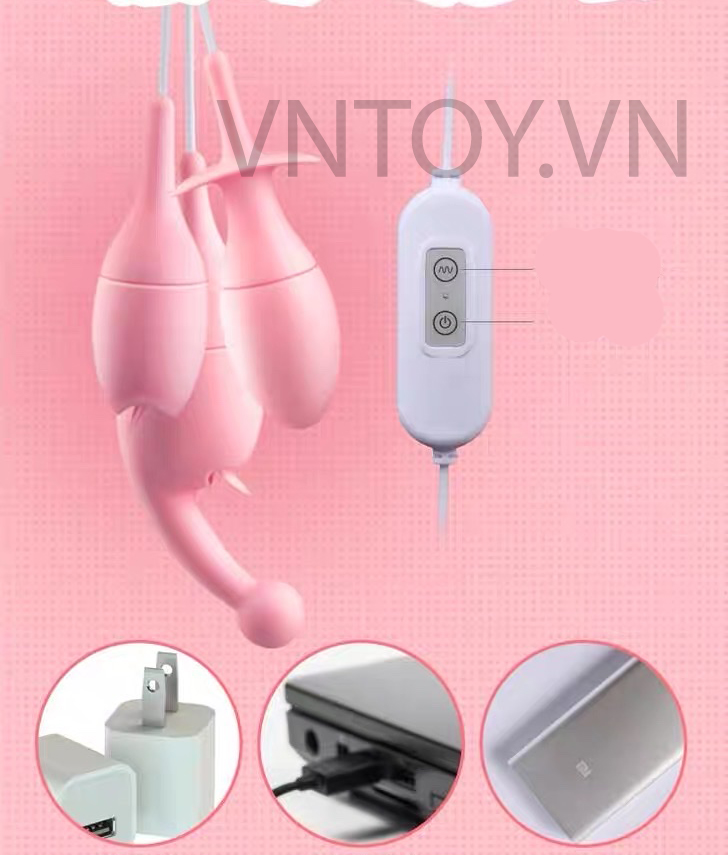 Trứng rung tình yêu 3 đầu lưỡi liếm gắn hậu môn