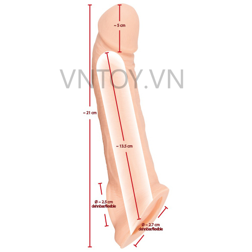 Bao cao su đôn dên châu Âu kích thước lớn trắng trẻo
