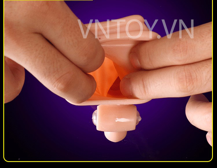 Bao cao su đôn dên rung Jiuai gắn 2 động cơ