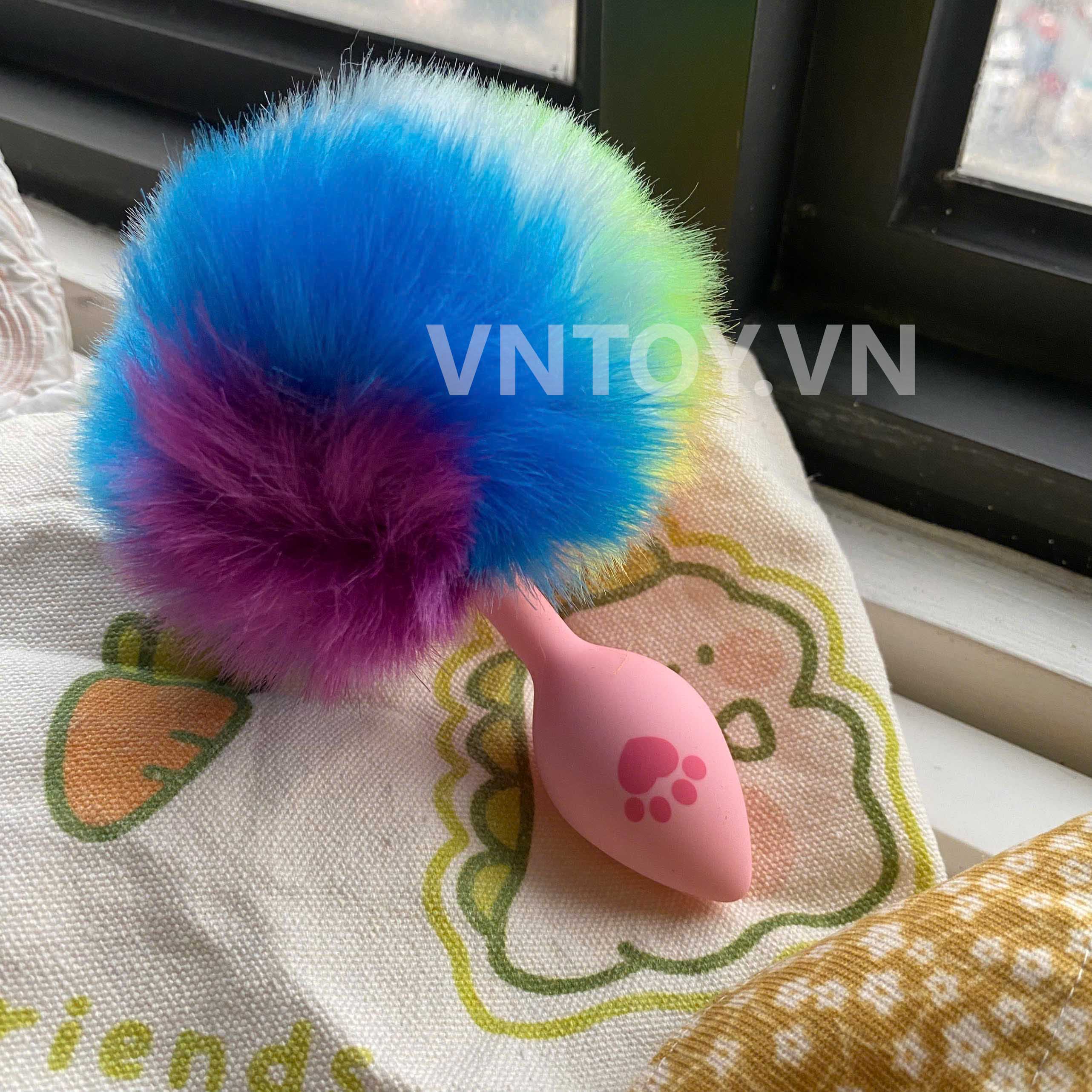 Butt plug cosplay đuôi thú nhiều màu cho cặp đôi