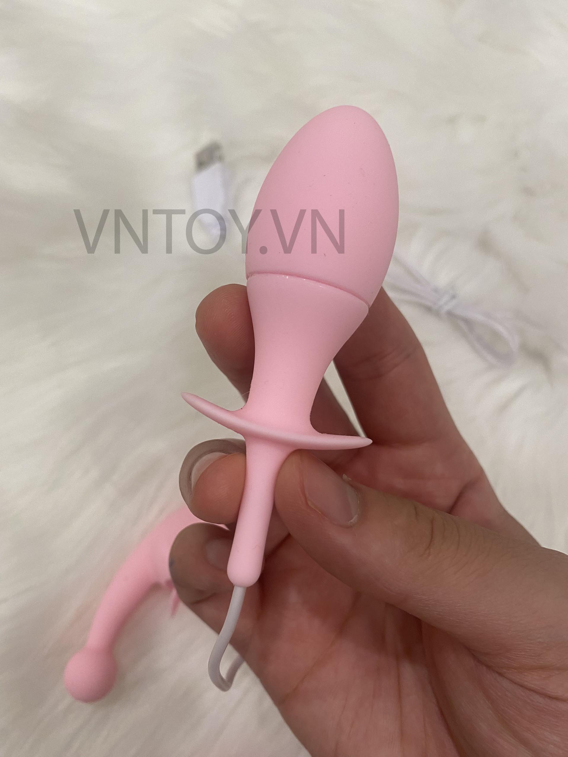 Trứng rung tình yêu 3 đầu lưỡi liếm gắn hậu môn