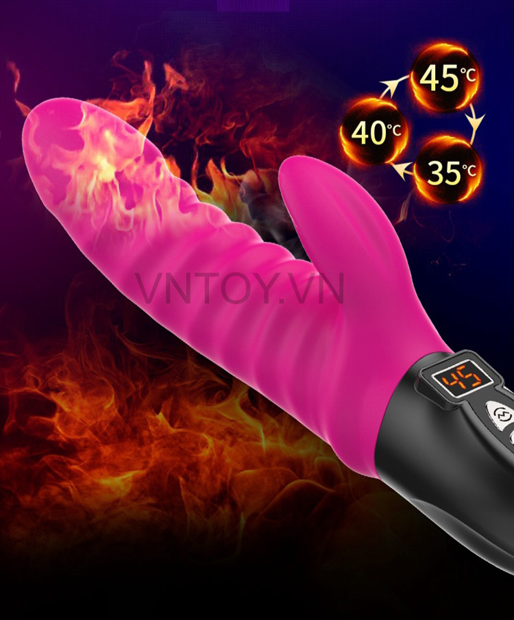 Dương vật giả kỹ thuật số rung rẽ nhánh cao cấp