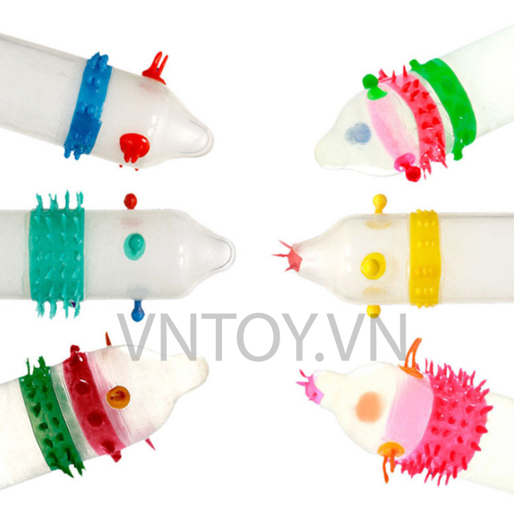 Bao cao su râu rồng - Hộp 6 cái