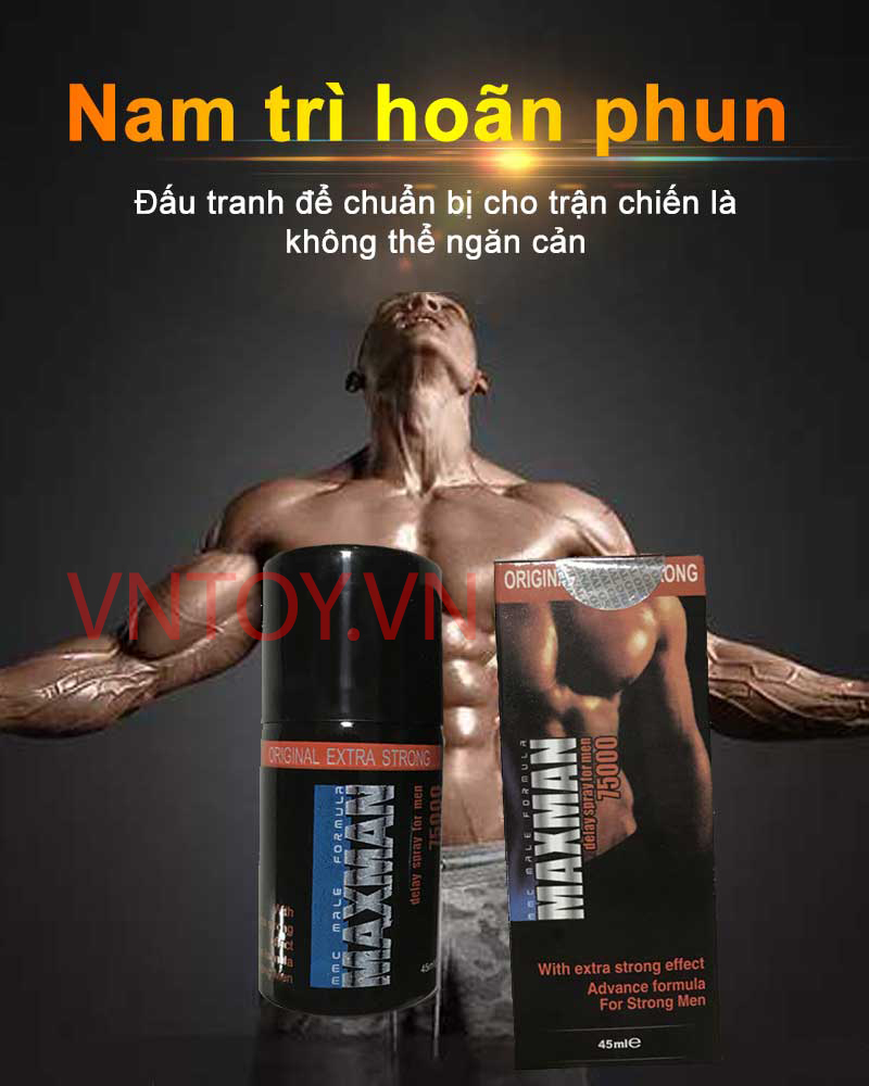 Chai xịt kéo dài thời gian quan hệ Maxman 75000 thương hiệu Đức