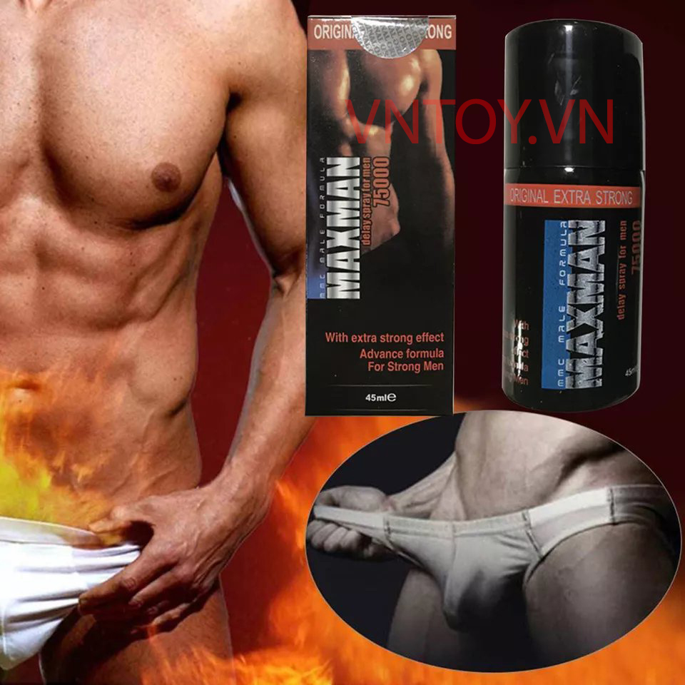 Chai xịt kéo dài thời gian quan hệ Maxman 75000 thương hiệu Đức
