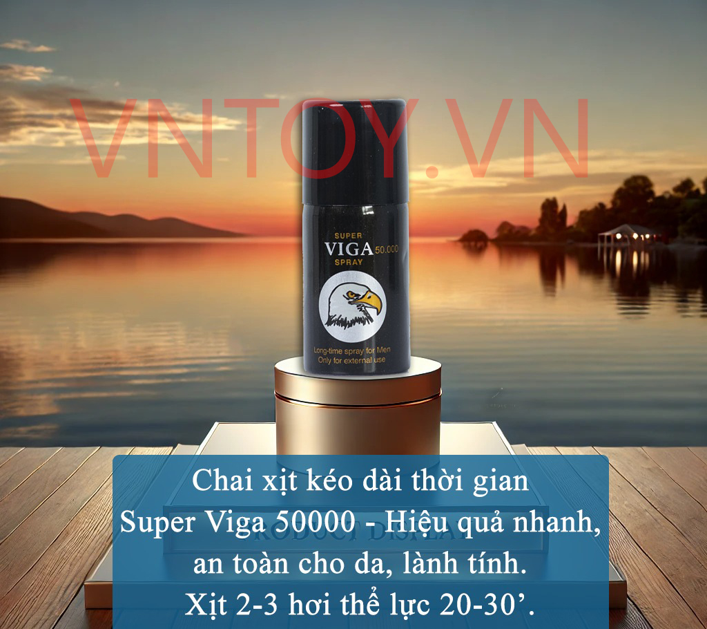 Chai xịt chống xuất tinh sớm Viga 50000 chính hãng của Đức