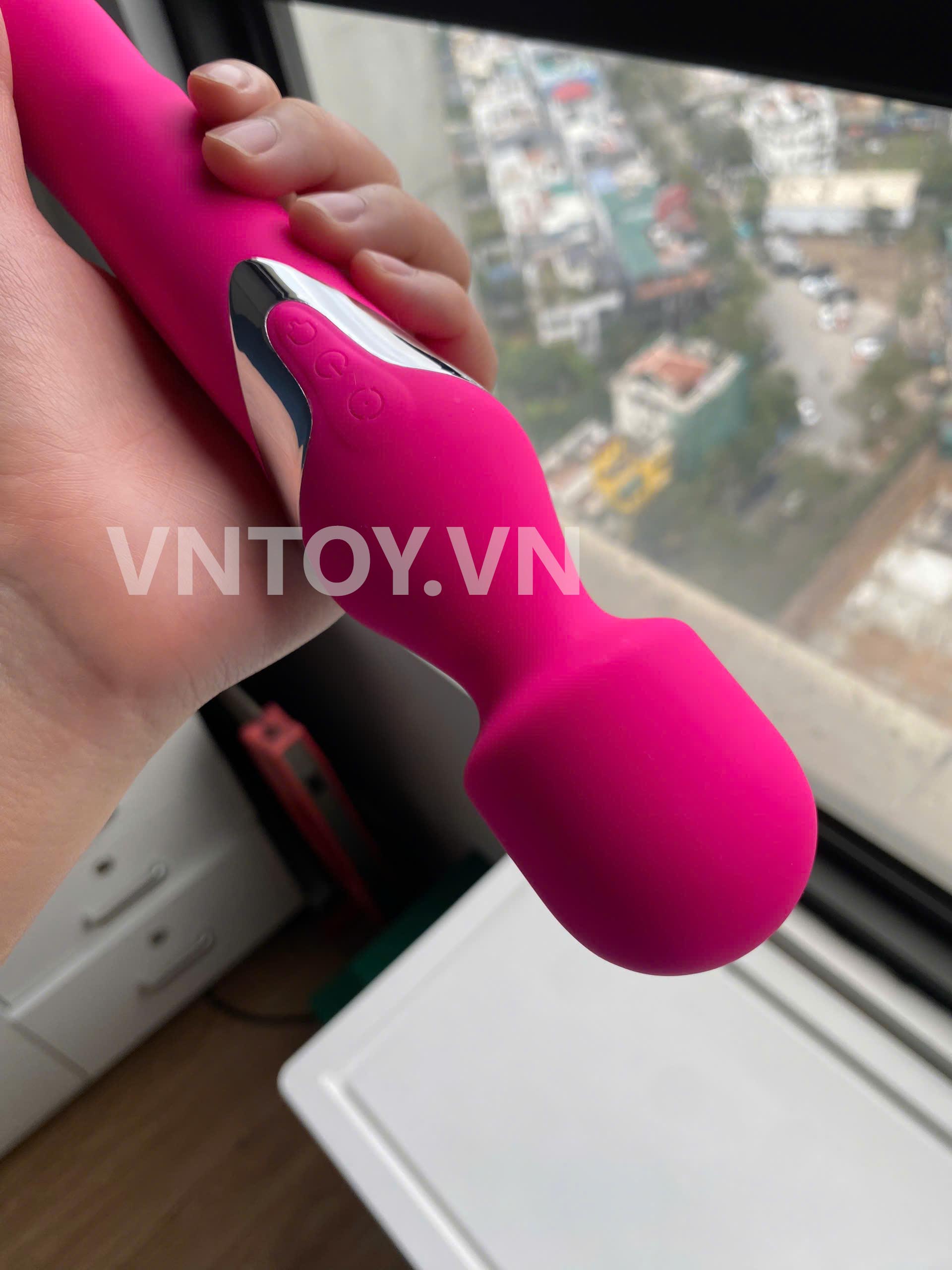 Chày rung 2 đầu xoay ngoáy vòng bi 360 độ siêu cấp