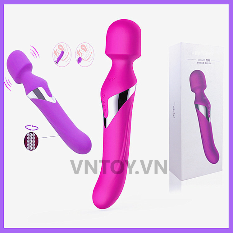 Chày rung 2 đầu xoay ngoáy vòng bi 360 độ siêu cấp