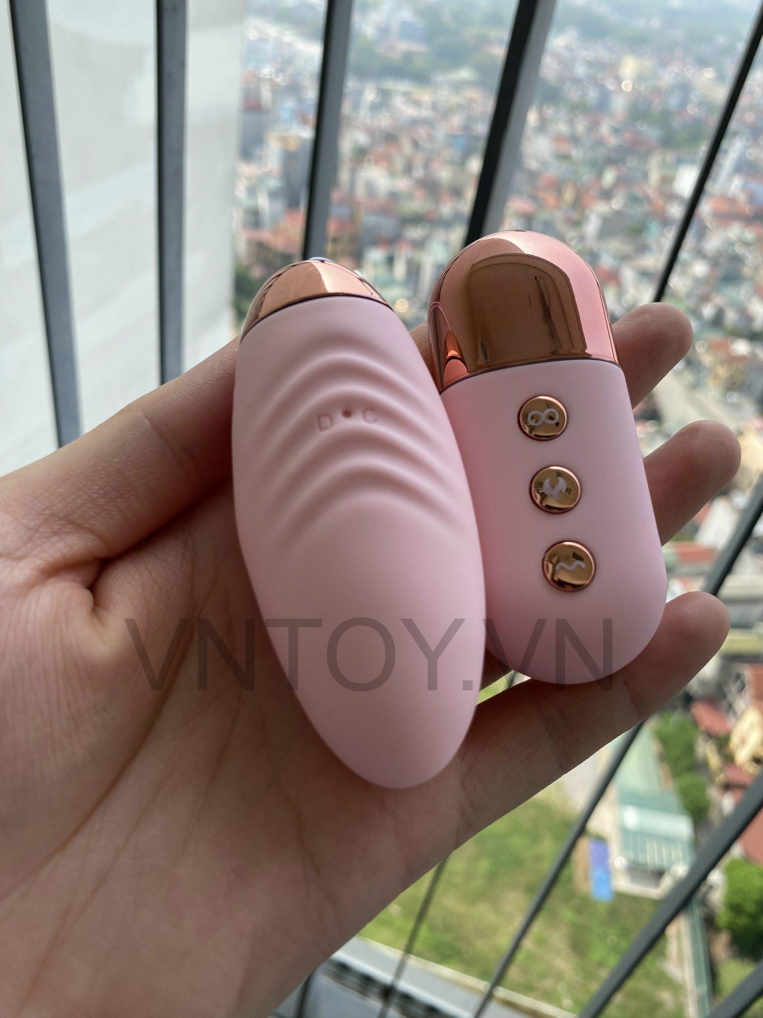 Trứng rung điều khiển từ xa cao cấp Lilo tỏa nhiệt 42 độ siêu mạnh