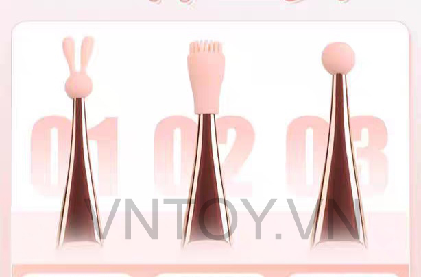 Bút rung 4 đầu thay thế sạc pin cao cấp