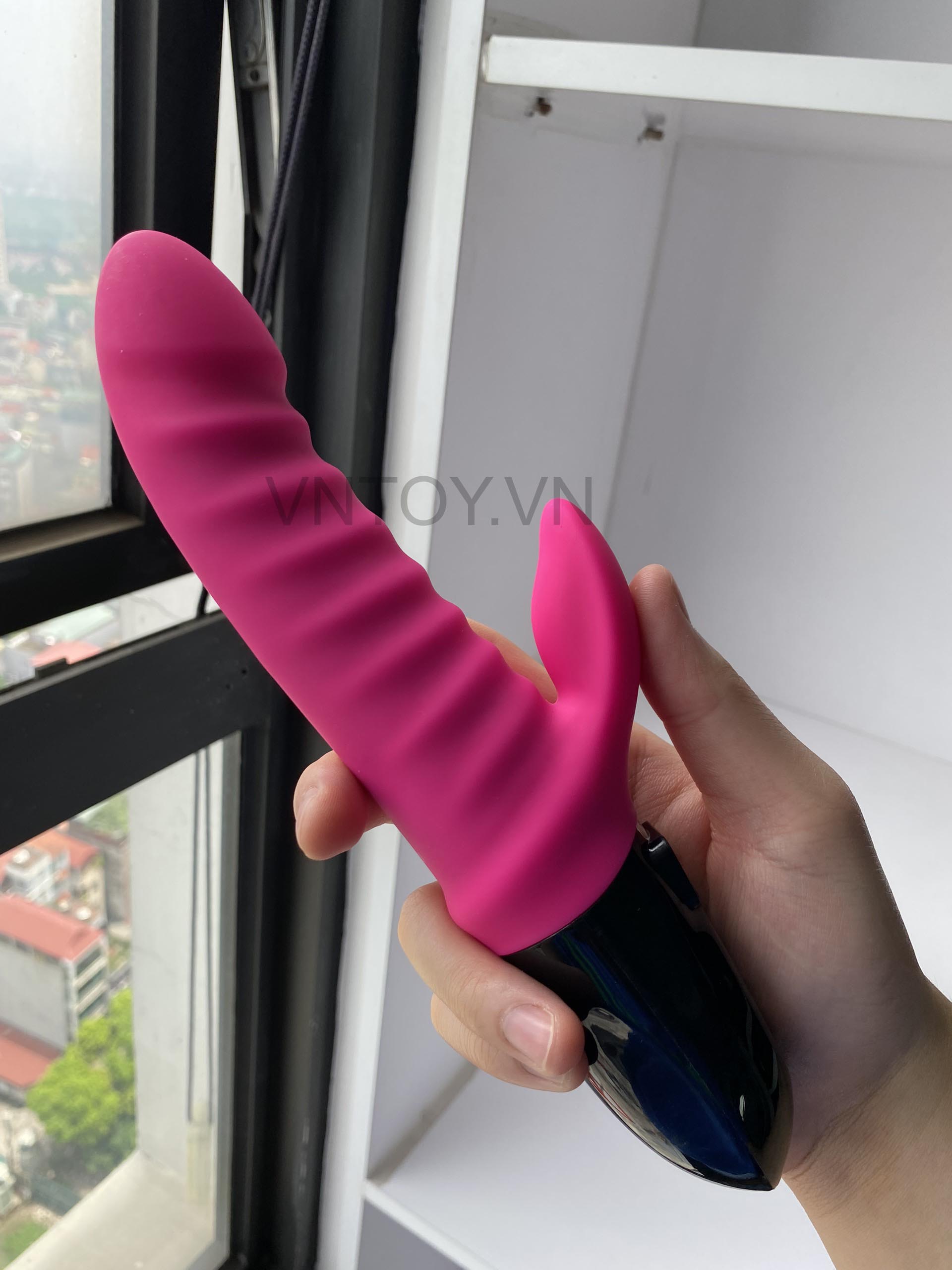 Dương vật giả kỹ thuật số rung rẽ nhánh cao cấp