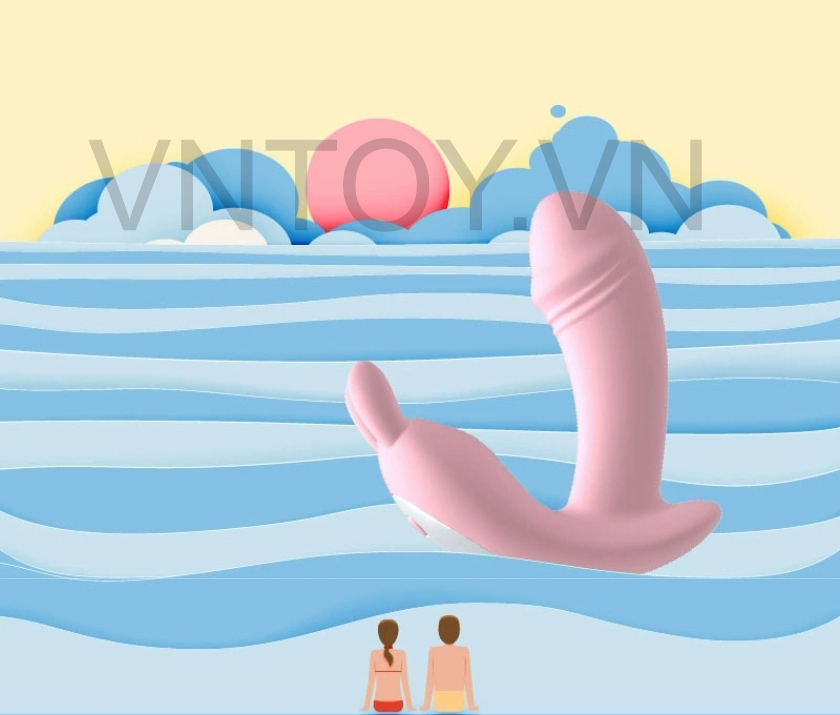 Quần lót rung điều khiển từ xa tai thỏ hình dương vật