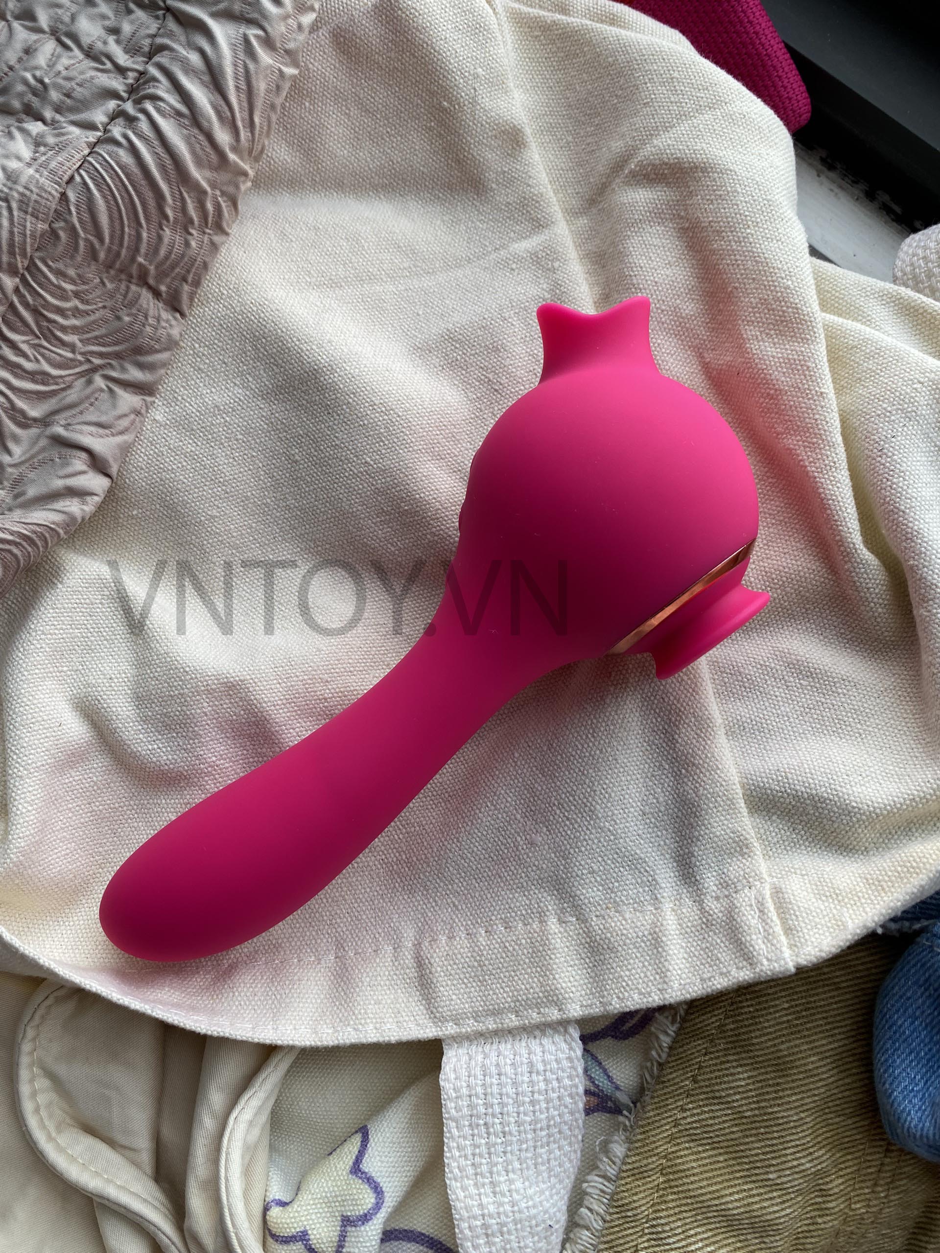 Máy rung liếm hút âm đạo cầm tay đa năng siêu cấp