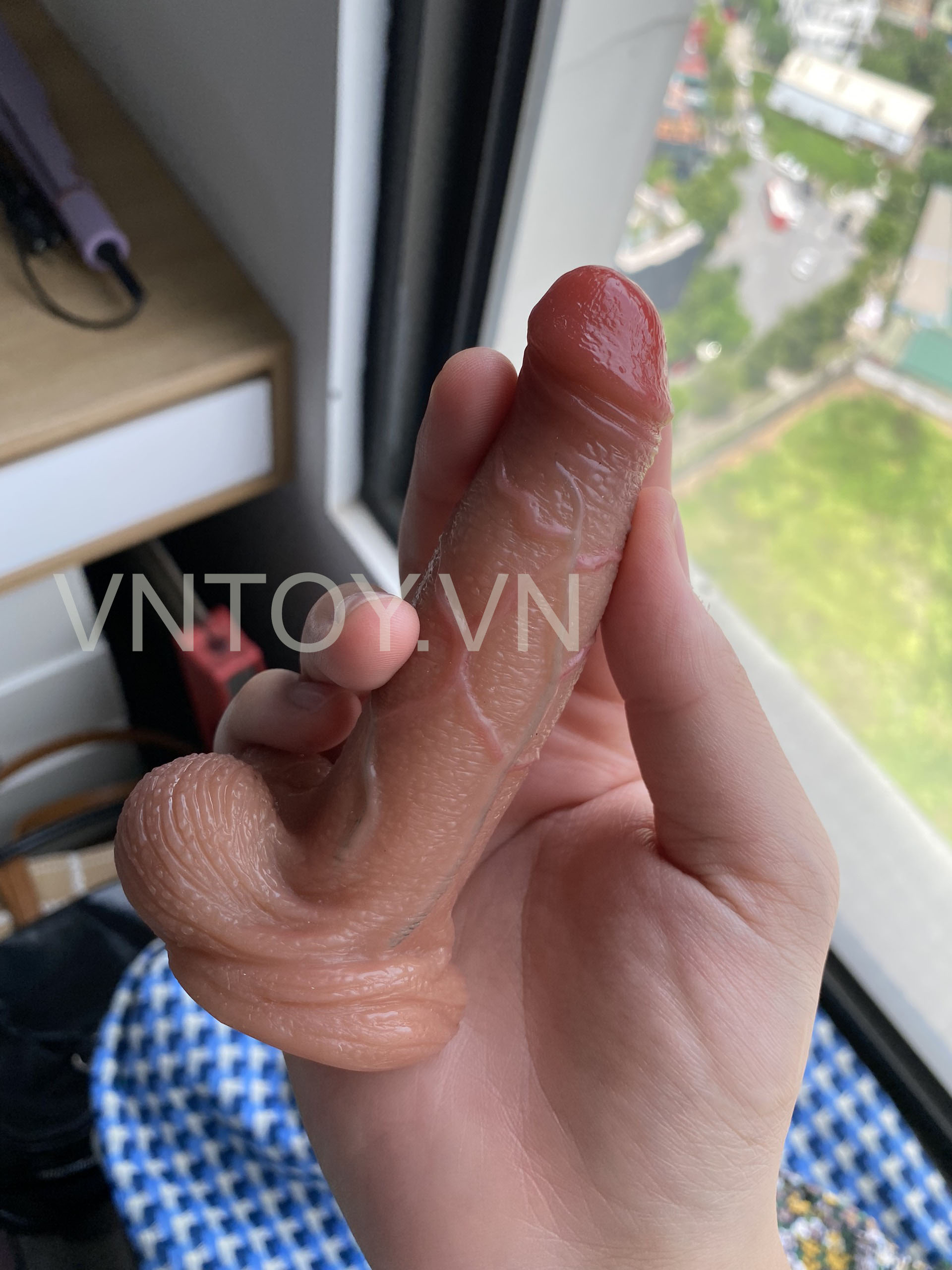 Dương vật giả điều khiển từ xa cỡ nhỏ Jiuai 10 chế độ rung