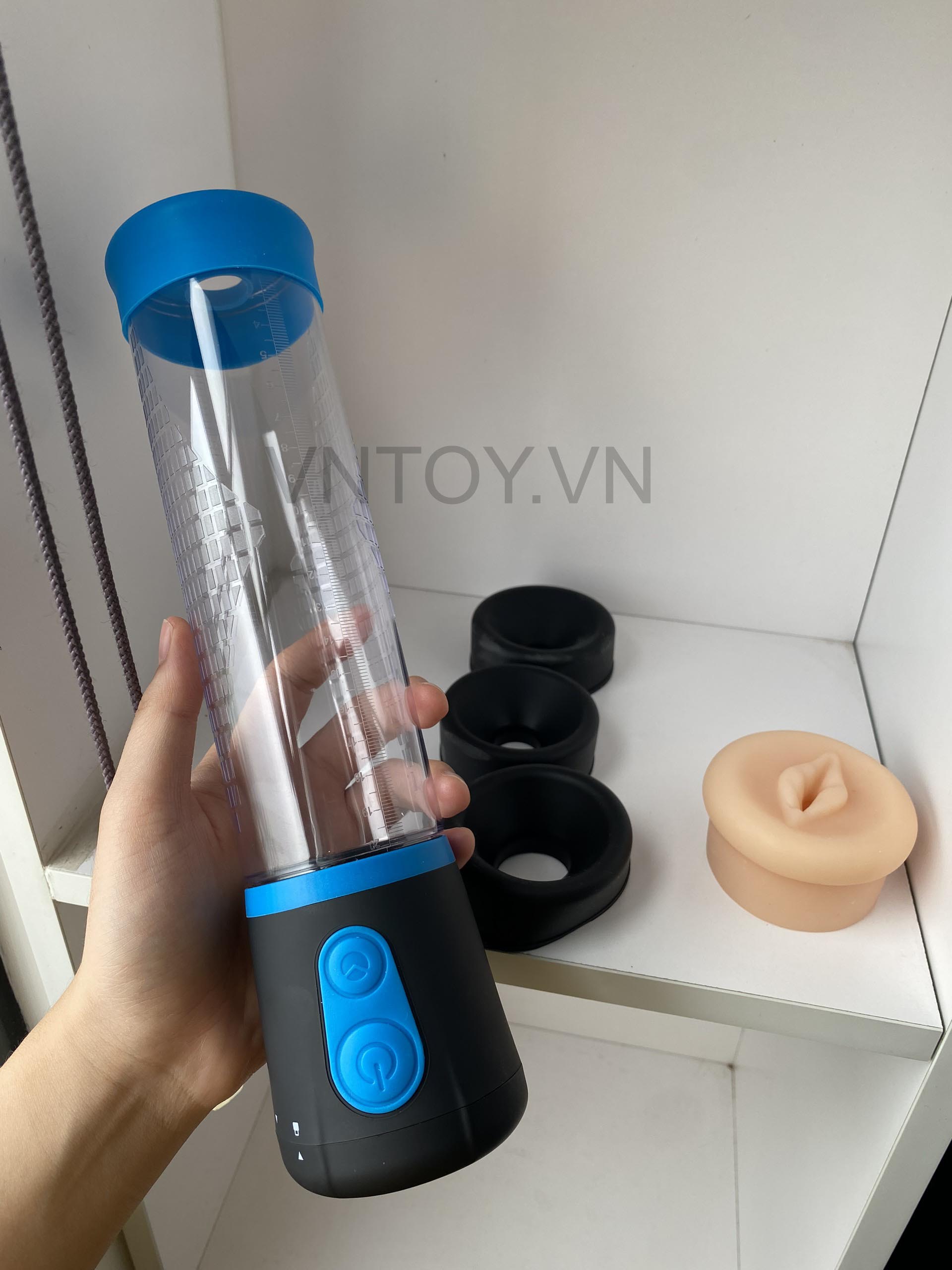 Máy tập dương vật Penis Pump Men Powerup tự động hóa