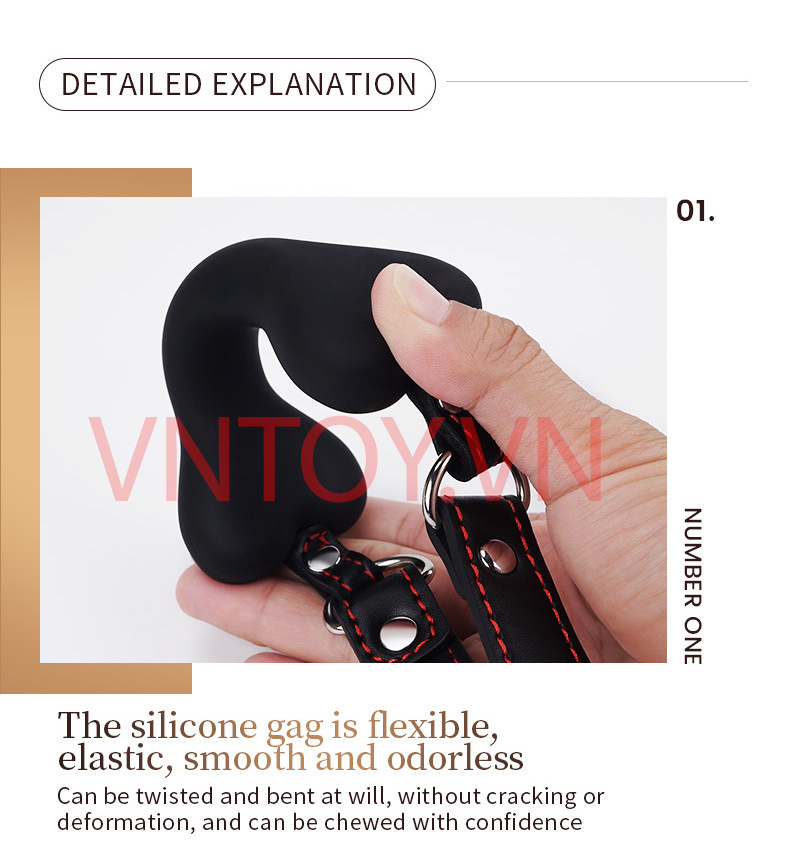 Đồ chơi SM Bit Gag bịt miệng xương chó