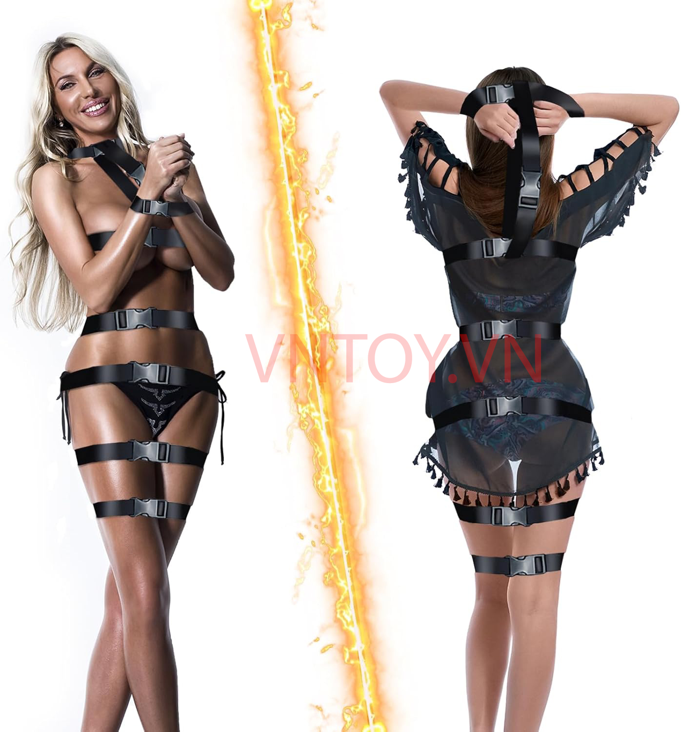 Đồ chơi SM Set 7 dây trói bạo dâm