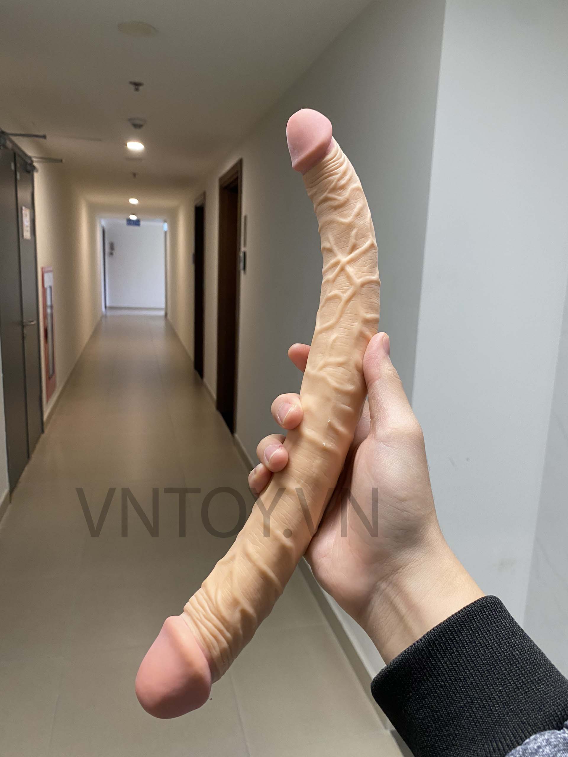 Dương vật giả 2 đầu dành cho Les cao cấp