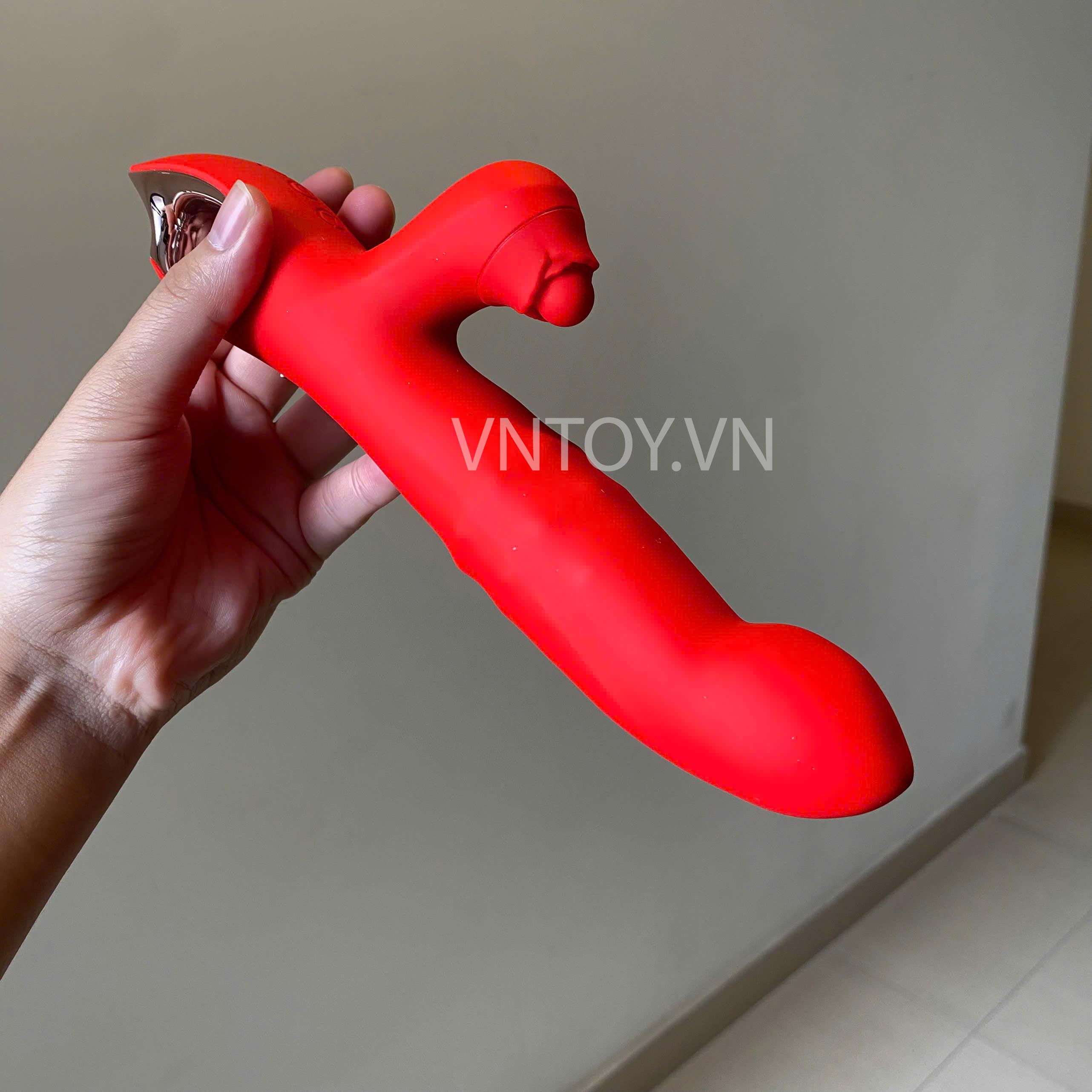 Dương vật giả cao cấp vòng bi rung móc bướm