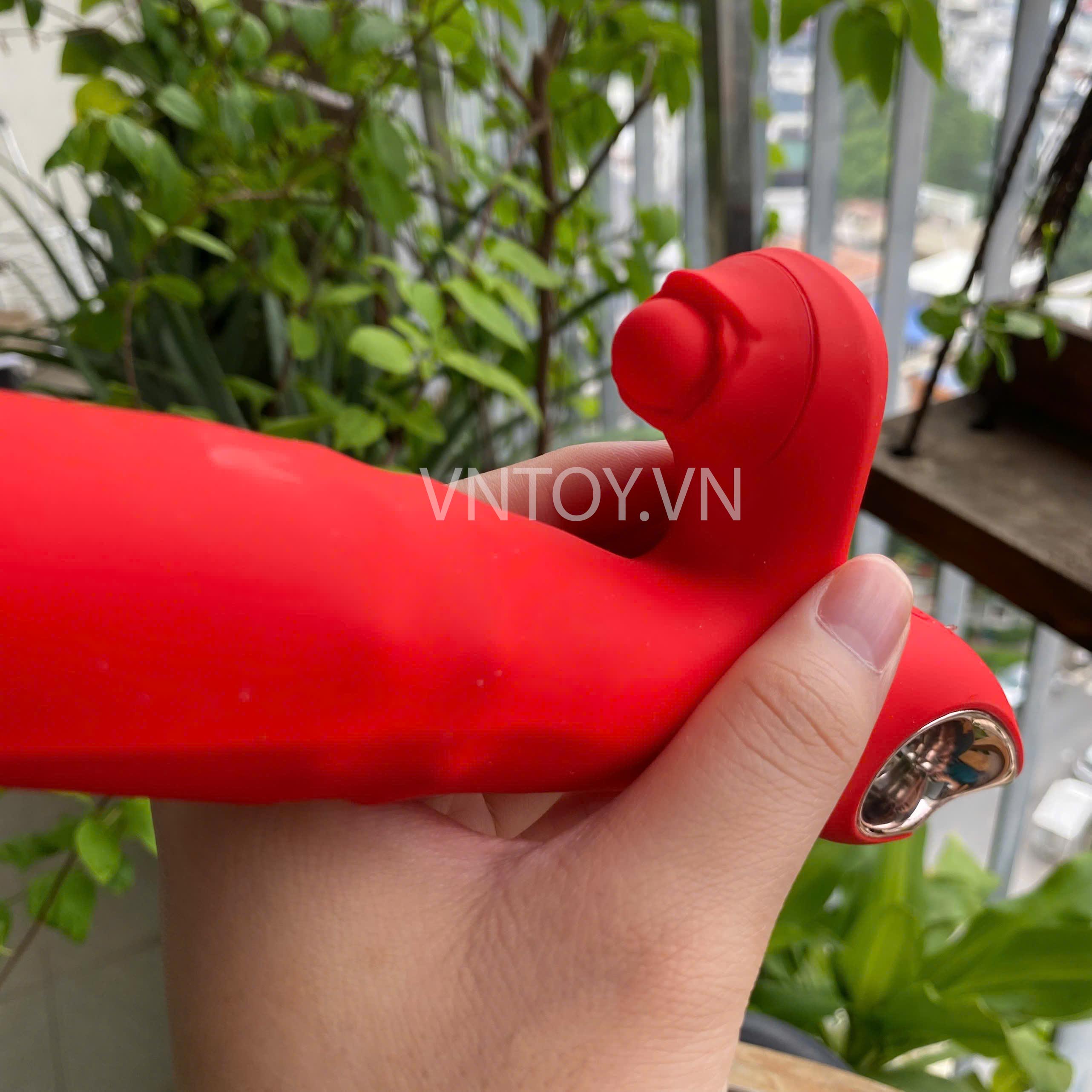 Dương vật giả cao cấp vòng bi rung móc bướm