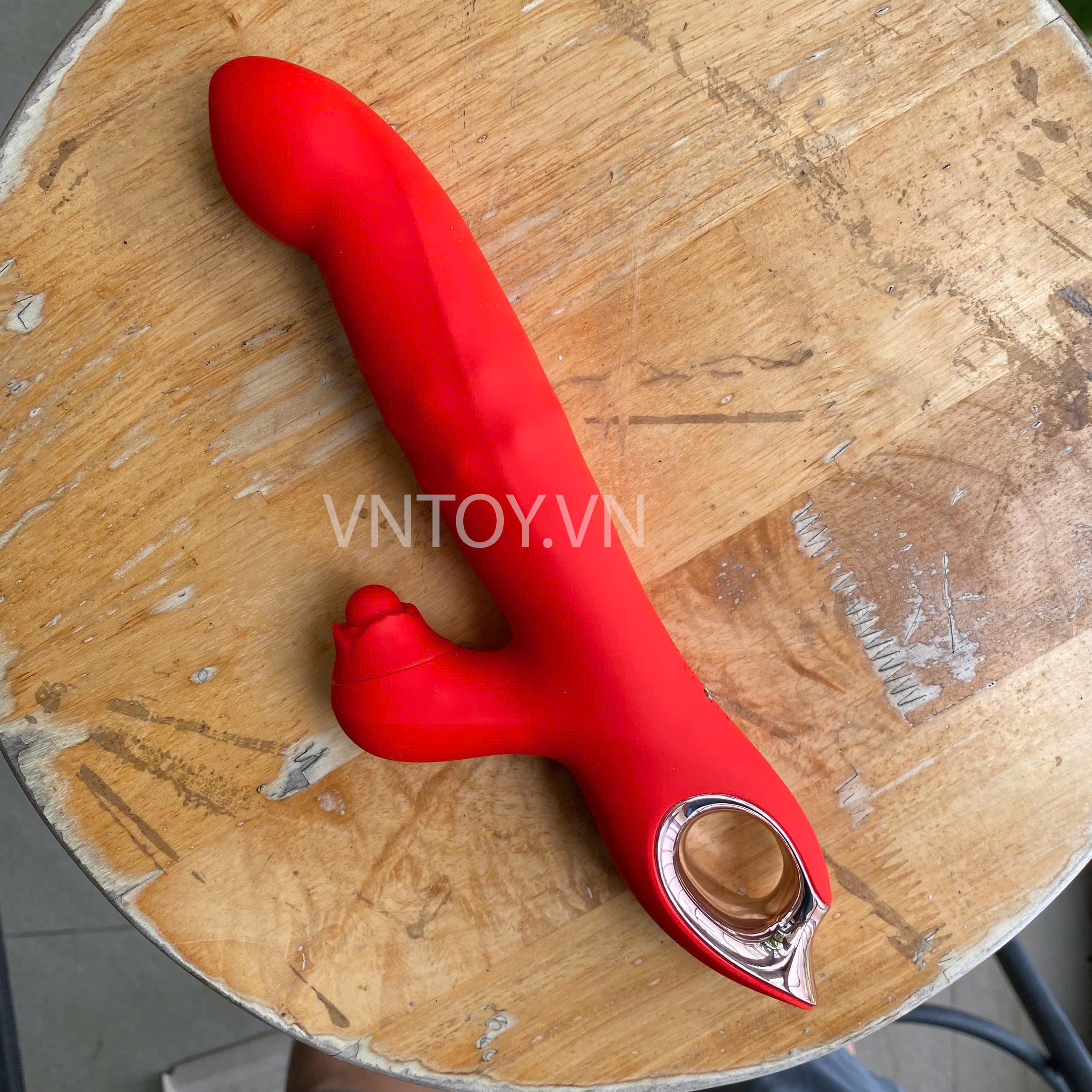 Dương vật giả cao cấp vòng bi rung móc bướm