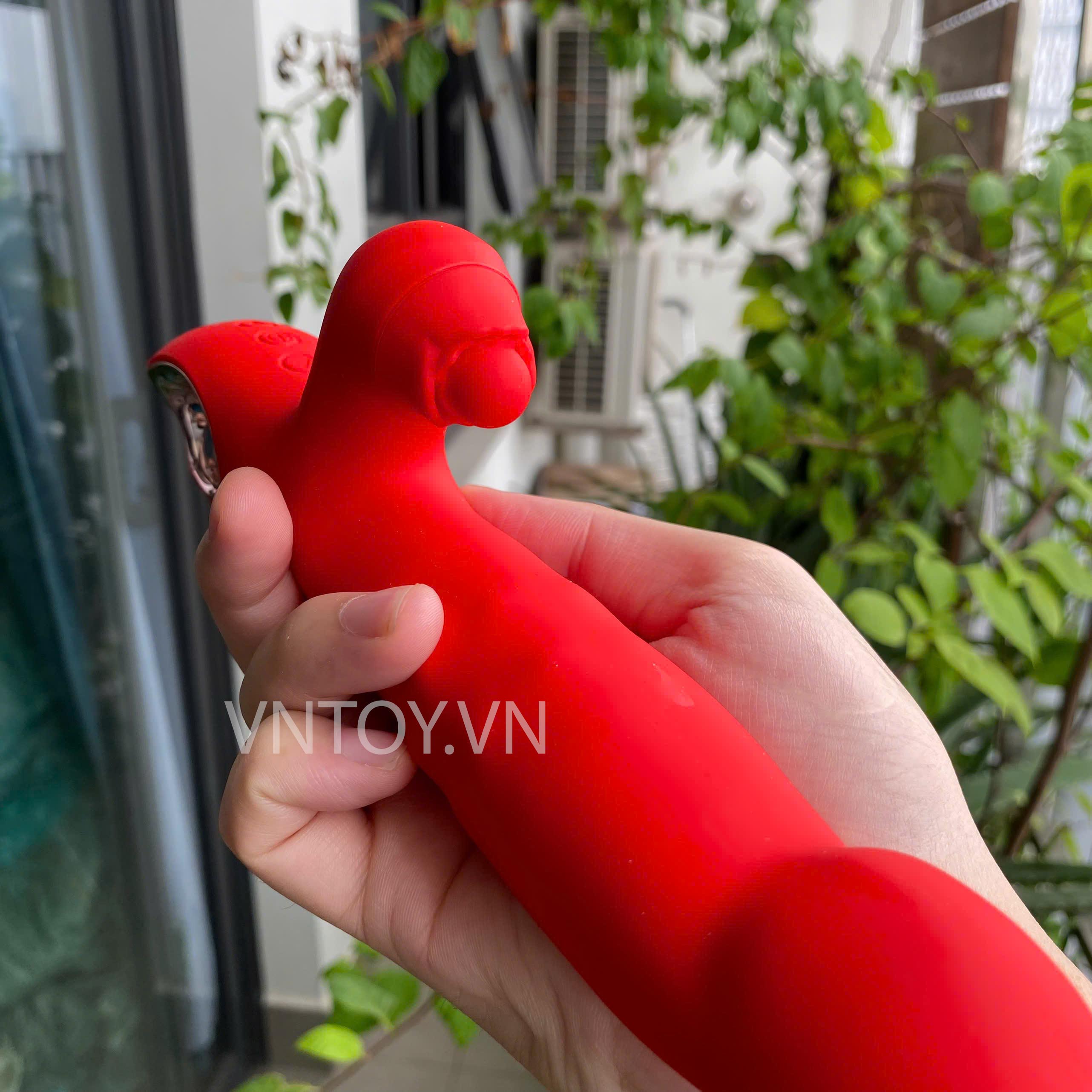 Dương vật giả cao cấp vòng bi rung móc bướm