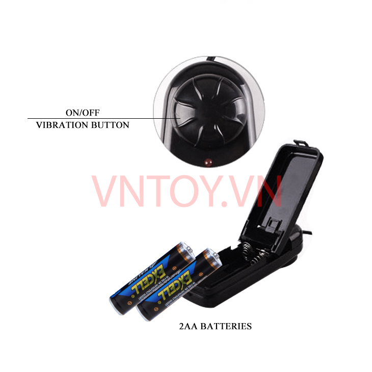 Dương vật giả dây đeo Baile có rung rỗng ruột