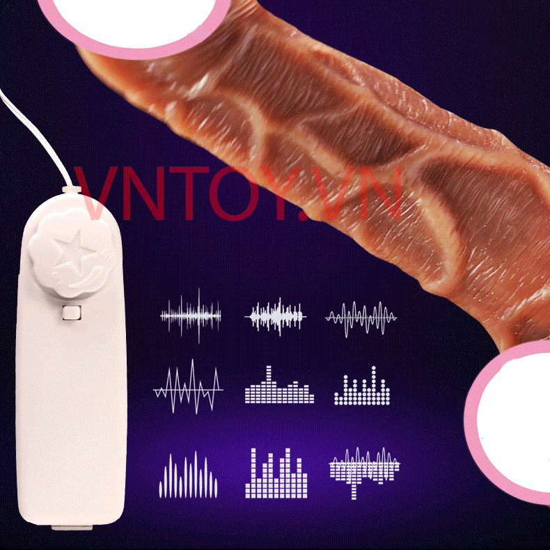 Dương vật giả điều khiển rung ngoáy Jiuai