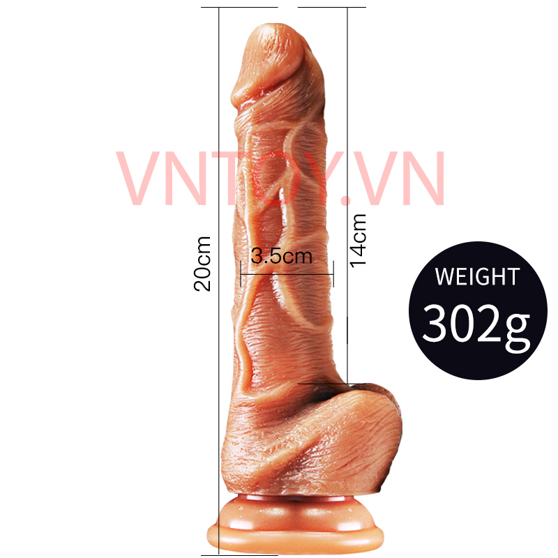 Dương vật giả điều khiển rung ngoáy Jiuai