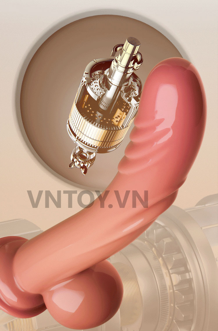 Dương vật giả Silicon lỏng điều khiển từ xa trơn mịn màng rung thụt sưởi ấm