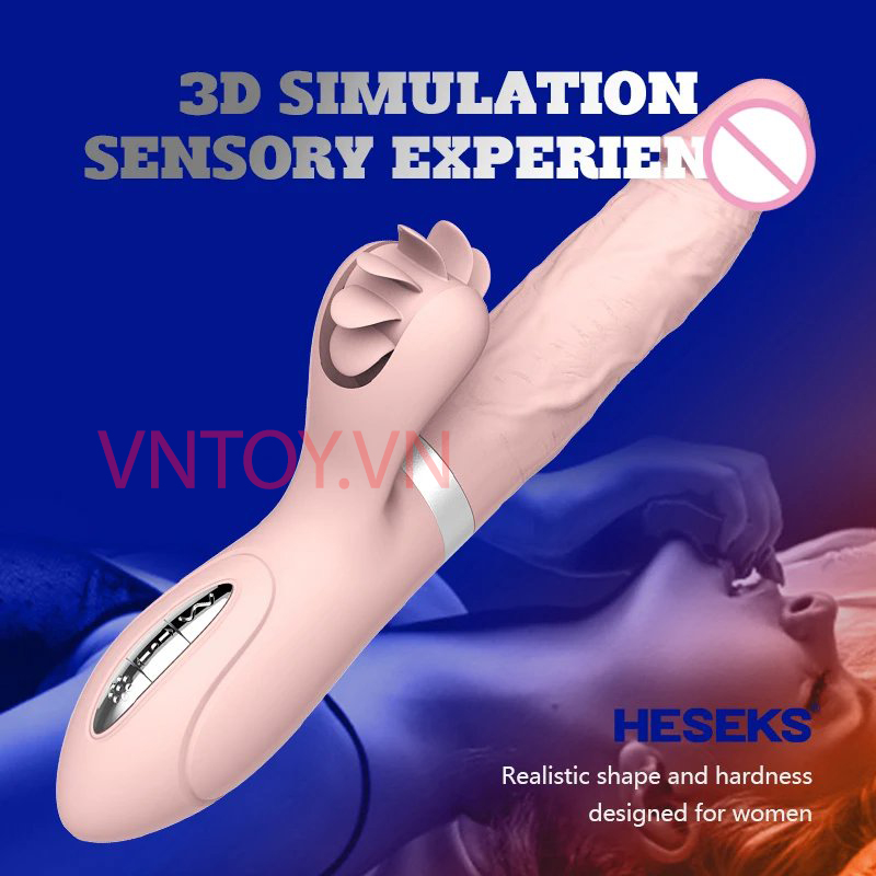 Dương vật giả Evo Mars thụt liếm sưởi ấm tự động